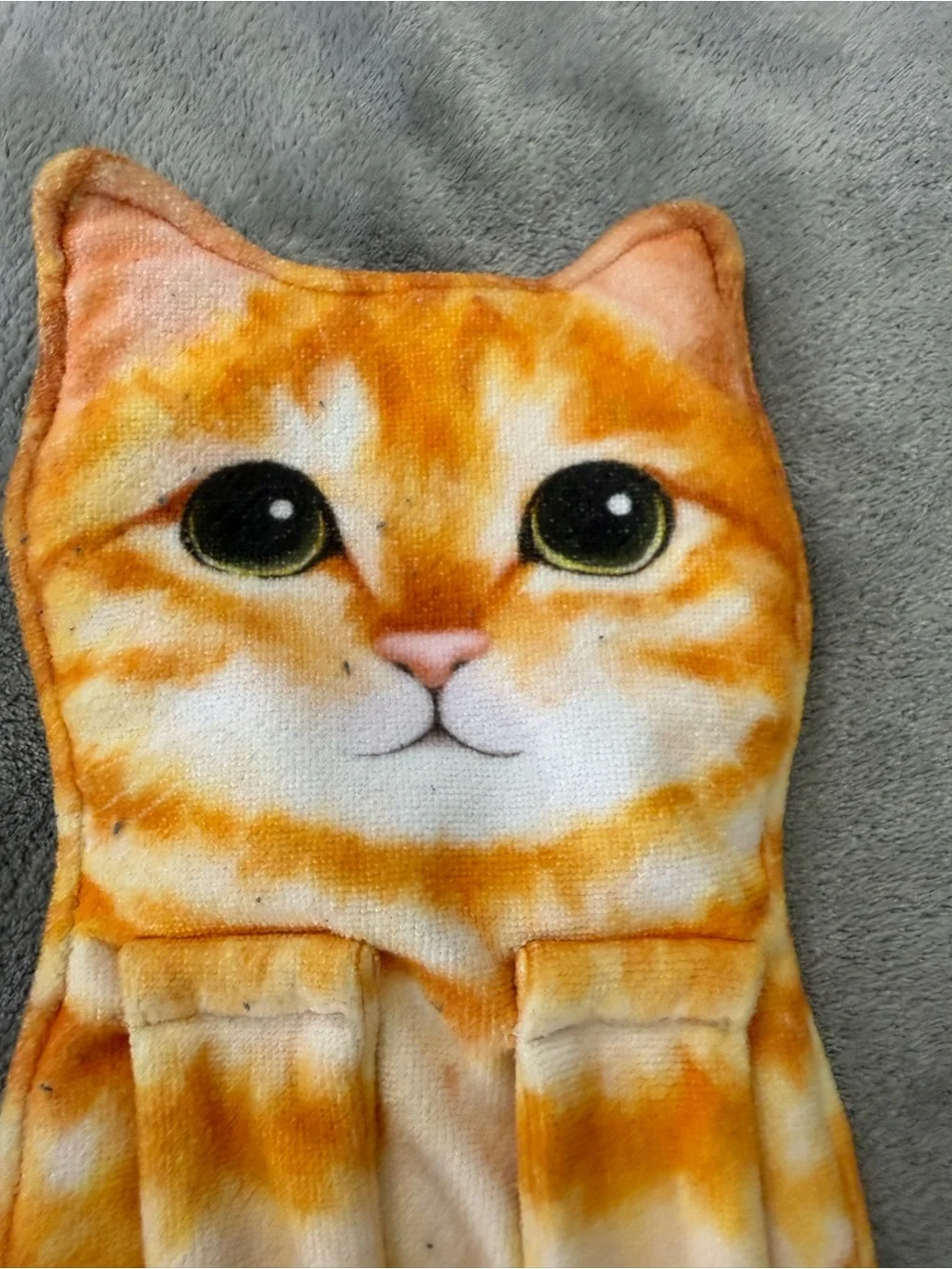 2 - Fun & Cute Cat Decor Hanging Hand Towels, Washcloths